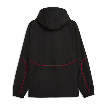 Ferrari pánska bunda s kapucňou Rain black F1 Team 2026