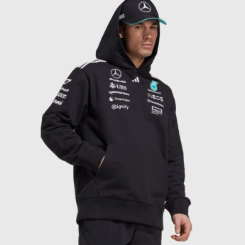 Mercedes AMG Petronas pánska mikina s kapucňou official Teamline Replica F1 Team 2025