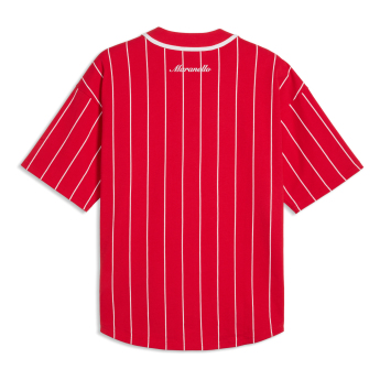 Ferrari pánska košeľa baseball red retro F1 Team 2026