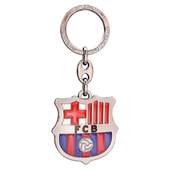FC Barcelona kľúčenka Escudo silver