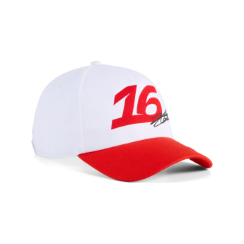 Ferrari čiapka baseballová šiltovka Charles Leclerc #16 white Graphic F1 Team 2026