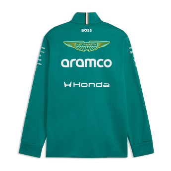 Aston Martin pánska bunda softshell green official Teamline Replica F1 Team 2026