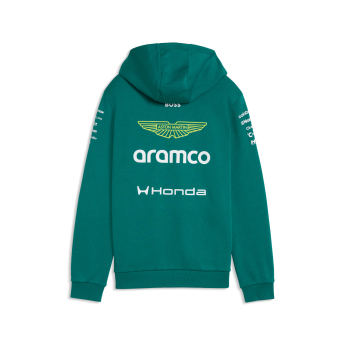 Aston Martin detská mikina s kapucňou green official Teamline Replica F1 Team 2026