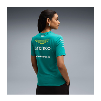 Aston Martin dámske tričko green official Teamline Replica F1 Team 2026