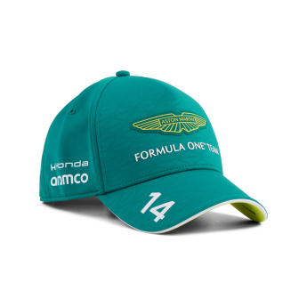 Aston Martin čiapka baseballová šiltovka Fernando Alonso #14 green official Teamline Replica F1 Team 2026