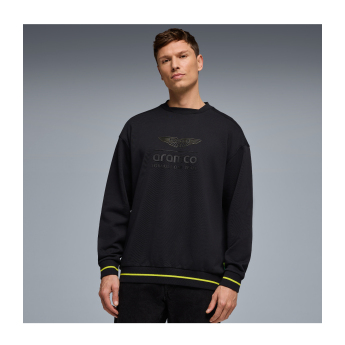 Aston Martin pánska mikina oversized Stealth black F1 Team 2026