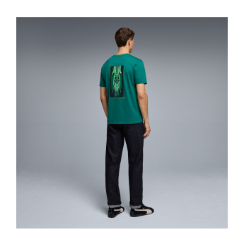 Aston Martin pánske tričko Car Graphic green F1 Team 2026