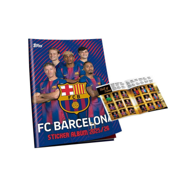 FC Barcelona set samolepiek complete with album 2025/26