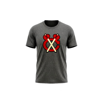 Chicago Blackhawks pánske tričko Tek Patch grey