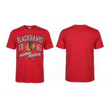 Chicago Blackhawks pánske tričko Vintage red