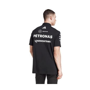 Mercedes AMG Petronas polokošeľa black official Teamline Replica F1 Team 2025