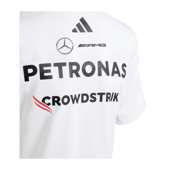 Mercedes AMG Petronas detské tričko white official Teamline Replica F1 Team 2025
