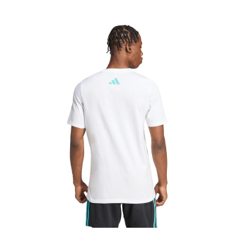 Mercedes AMG Petronas pánske tričko Logo white F1 Team 2025