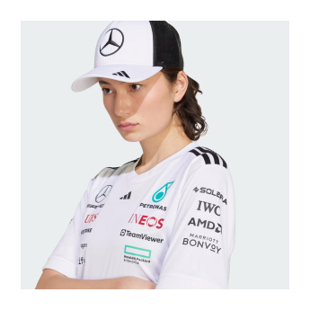 Mercedes AMG Petronas čiapka baseballová šiltovka Star Trucker white F1 Team 2025