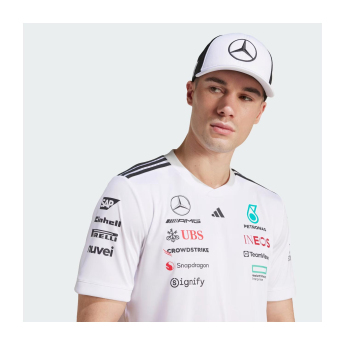 Mercedes AMG Petronas čiapka baseballová šiltovka Star Trucker white F1 Team 2025