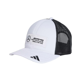 Mercedes AMG Petronas čiapka baseballová šiltovka Logo Trucker white F1 Team 2025