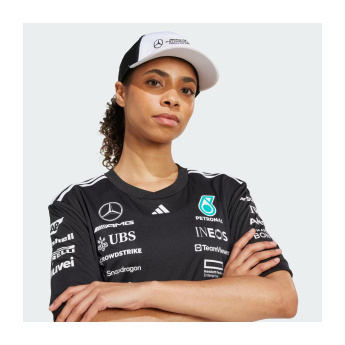 Mercedes AMG Petronas čiapka baseballová šiltovka Logo Trucker white F1 Team 2025