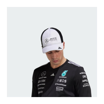 Mercedes AMG Petronas čiapka baseballová šiltovka Logo Trucker white F1 Team 2025
