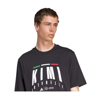 Mercedes AMG Petronas pánske tričko Kimi Antonelli black F1 Team 2025