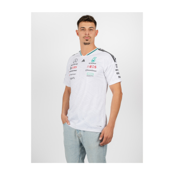 Mercedes AMG Petronas pánske tričko white official Teamline Replica F1 Team 2026