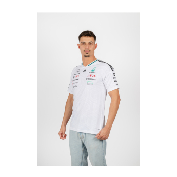 Mercedes AMG Petronas pánske tričko white official Teamline Replica F1 Team 2026
