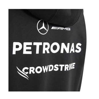 Mercedes AMG Petronas detská mikina s kapucňou black official Teamline Replica F1 Team 2026