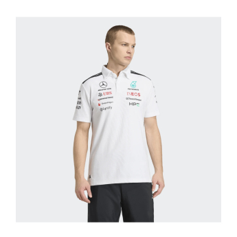 Mercedes AMG Petronas polokošeľa white official Teamline Replica F1 Team 2026