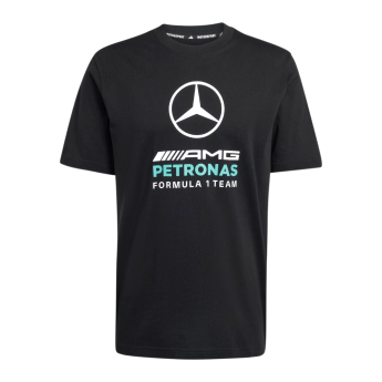 Mercedes AMG Petronas pánske tričko Large Logo black F1 Team 2026