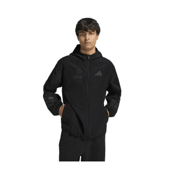 Mercedes AMG Petronas pánska bunda s kapucňou Stealth black F1 Team 2026