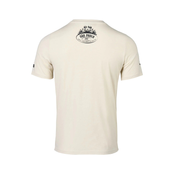 Formule 1 pánske tričko Brazil GP beige 2025