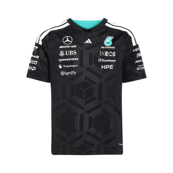 Mercedes AMG Petronas detské tričko black official Teamline Replica F1 Team 2026