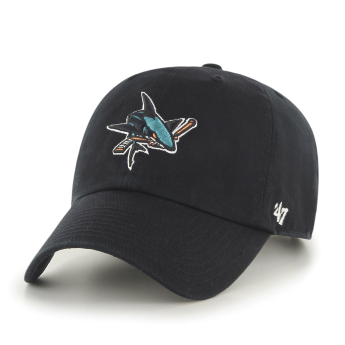 San Jose Sharks čiapka baseballová šiltovka Clean Up Sajsha black