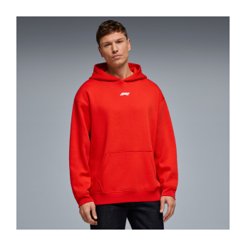 Formule 1 pánska mikina s kapucňou Racing Line red 2026