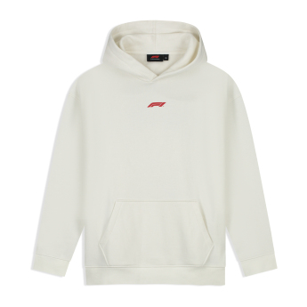 Formule 1 pánska mikina s kapucňou Racing Line white 2026