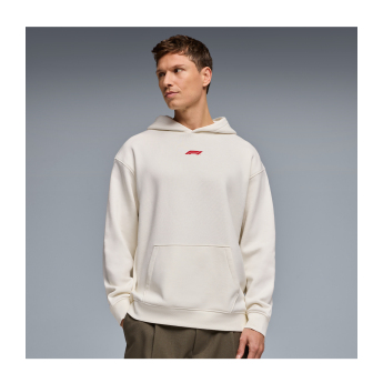 Formule 1 pánska mikina s kapucňou Racing Line white 2026