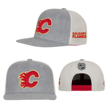 Calgary Flames detská čiapka baseballová šiltovka Ace In The Hole Flatbrim Snapb