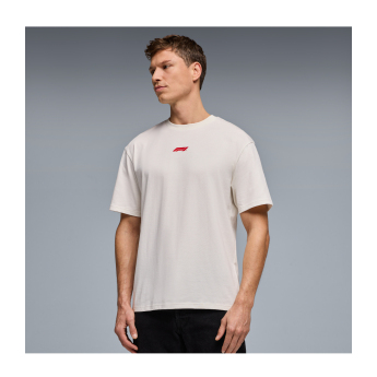 Formule 1 pánske tričko Racing Line white 2026