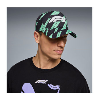 Formule 1 čiapka baseballová šiltovka Track Graphic green 2026