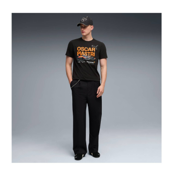 Mclaren Honda pánske tričko Oscar Piastri black F1 Team 2026