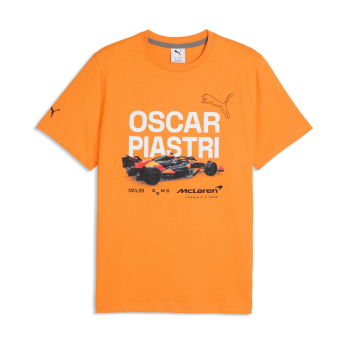 Mclaren Honda pánske tričko Oscar Piastri orange F1 Team 2026