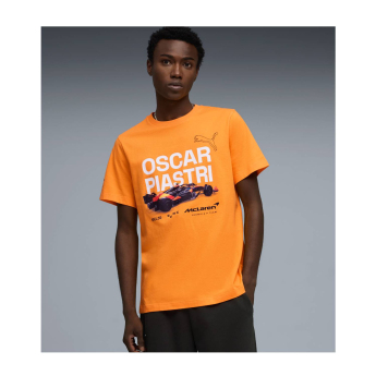 Mclaren Honda pánske tričko Oscar Piastri orange F1 Team 2026