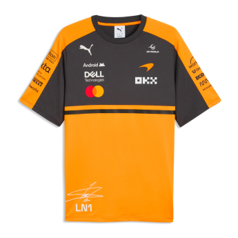 Mclaren Honda pánske tričko Lando Norris #1 official Teamline Replica F1 Team 2026