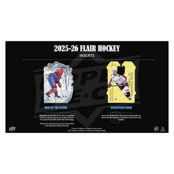 NHL boxy hokejové karty NHL 2025-26 Upper Deck Flair Hockey Hobby Box