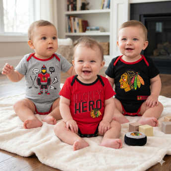 Chicago Blackhawks detské body 3 pcs Triple Clappers Creeper