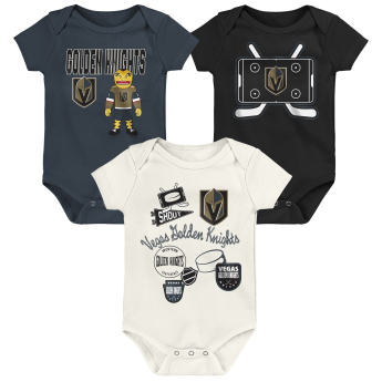 Vegas Golden Knights detské body Littlest Player 3Pk Creeper Se1