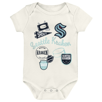 Seattle Kraken detské body Littlest Player 3Pk Creeper Se