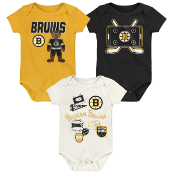 Boston Bruins detské body Littlest Player 3Pk Creeper Se