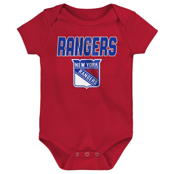 New York Rangers detské body Littlest Player 3Pk Creeper Se