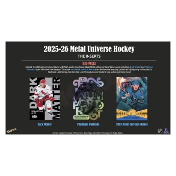 NHL boxy hokejové karty NHL 2025-26 Upper Deck Skybox Metal Universe Blaster Box