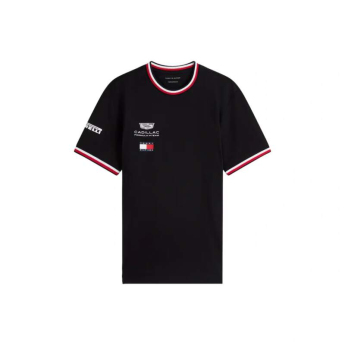 Cadillac F1 pánske tričko official Teamline Replica black F1 Team 2026